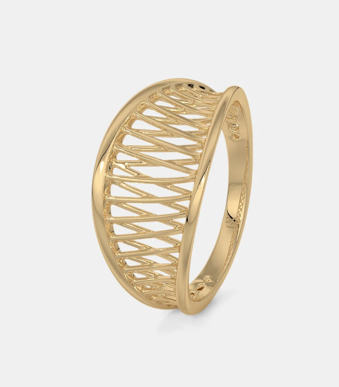 Virella Lattice Gold Ring
