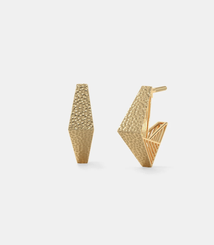 Aurum Facette Prism Studs